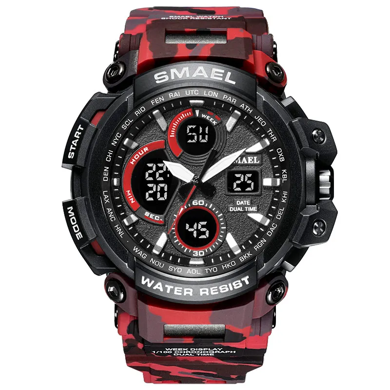 
factory directly sales SMAEL 1708MC outdoor mens sport watch camouflage military style 