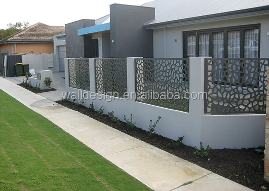 high quality garden outdoor metal fence for courtyard decoration