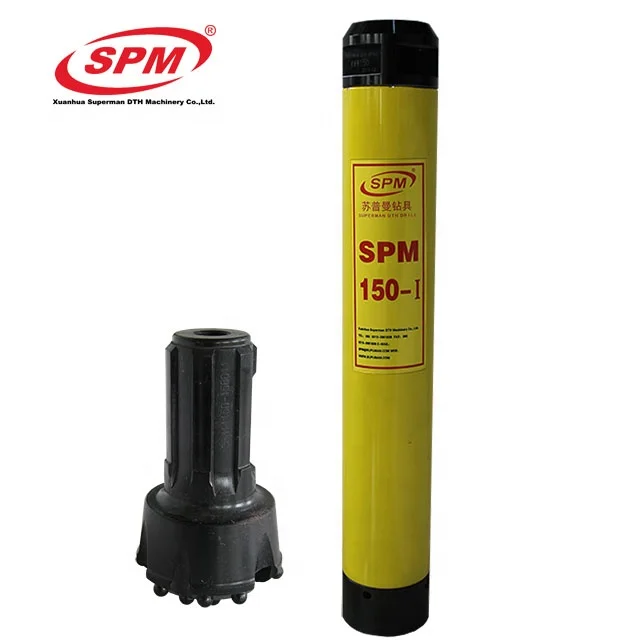 
SPM150 CIR150 5inch DTH Hammer hard rock coal mine button drill bit 