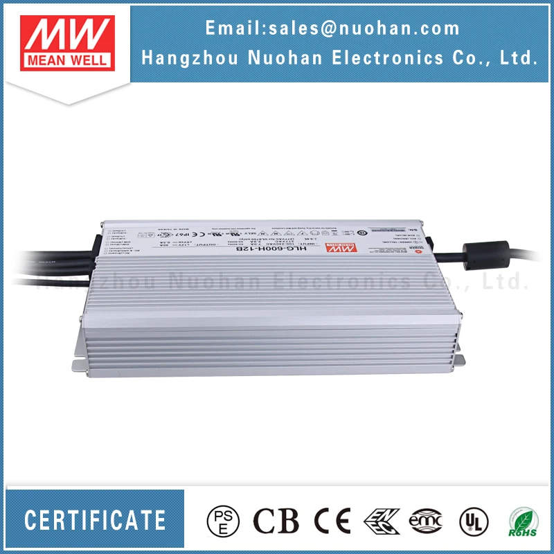 Mean well HLG-600H-12 600W 12v 600w led driver