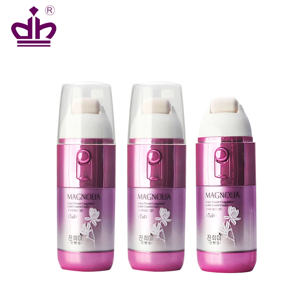 with roller brush hair colouring dying root surfactant container liquid foundation cream packaging cosmetic bottle