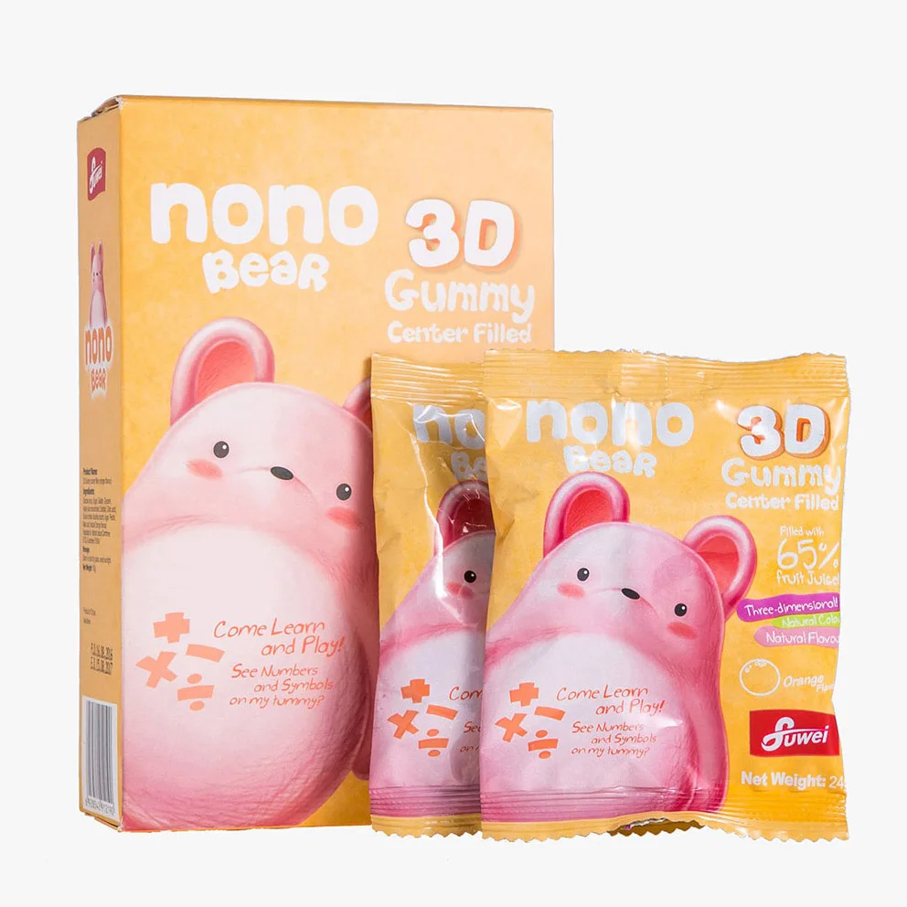 Bulk vitamin bear gummy candy chewing gum in bulk