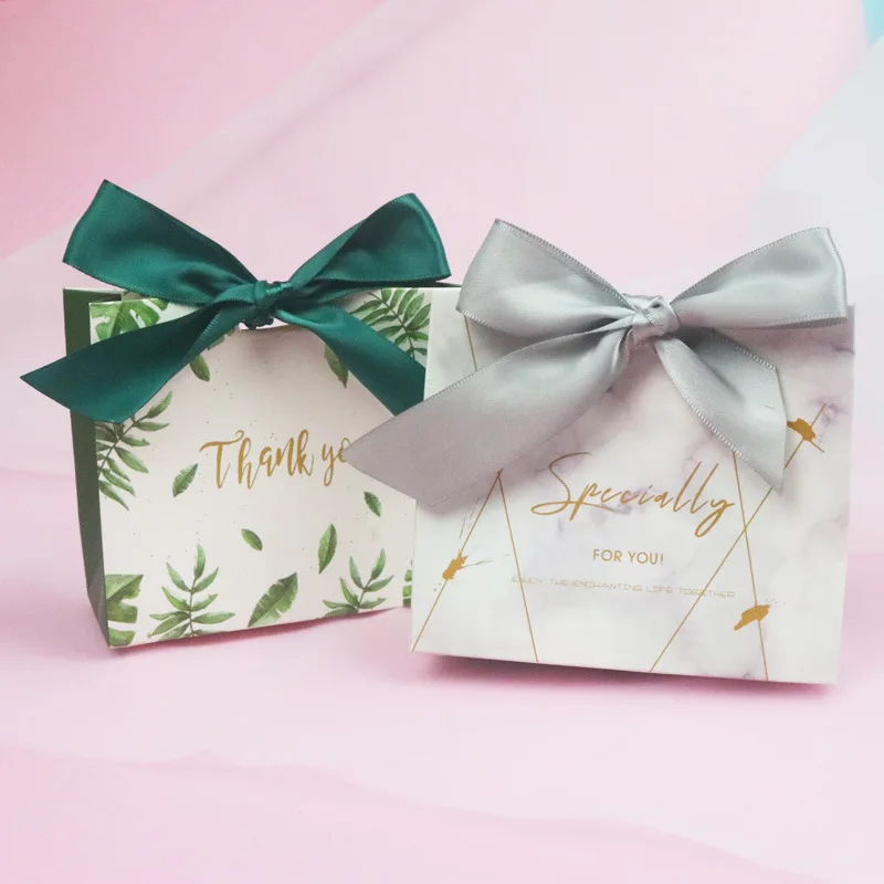 cheap custom mini decoration tiny small gift bag with flower design printed
