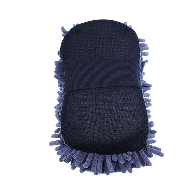 M4 Microfiber & Sponge Car Cleaning Glove
