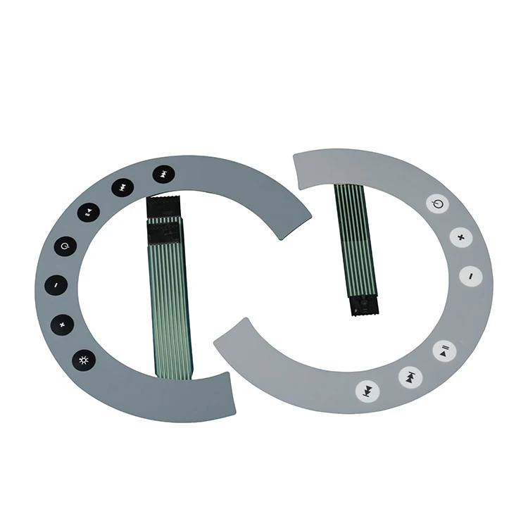 2021 hot sales PC/PMMA overlay Factory Custom Design High-performance Waterproof Membrane switch Keyboard/keycap