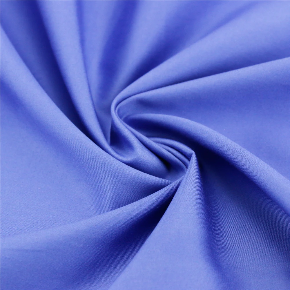 60x60/200x112/195x60 120gsm 152cm blue satin stretch fabric 97 cotton 3 spandex sateen fabric