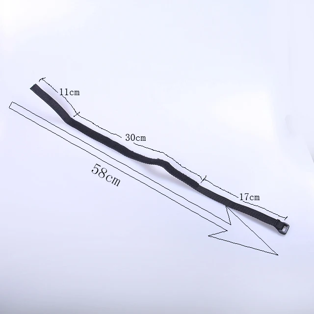 Custom alpine skiing nylon and polyester ski straps with buckle for snowboard