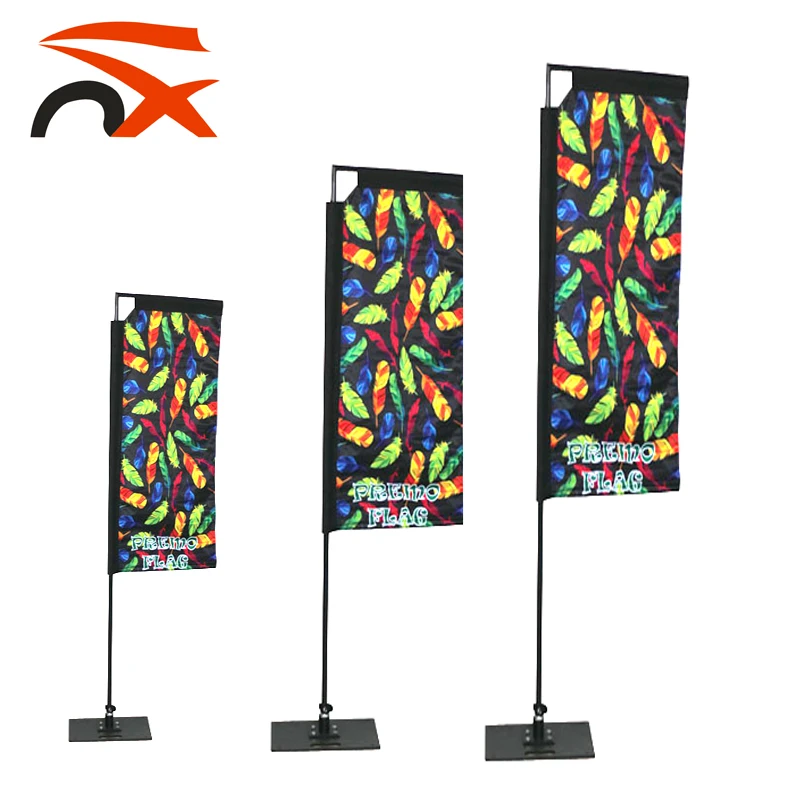 Top quality custom polyester big J banner flag for advertising