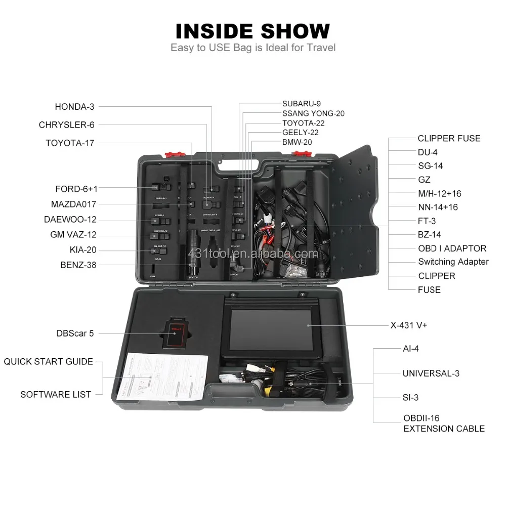 Newest model LAUNCH X-431V+ car and truck diagnostic machine free update online