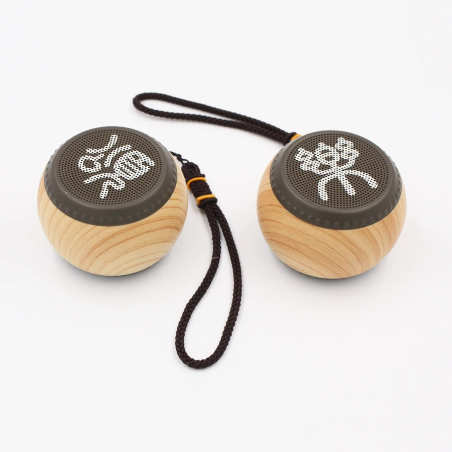 
Speakers Bamboo 2018 Promotional Gift Surround Keychain Mini Mp3 Mega Sound 2.1 Portable Ibasket Mushroom Speaker 