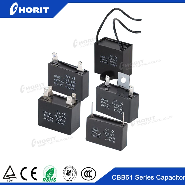 Конденсатор cbb61 7 мкФ +-5% 450v 50/60hz 25/70/21 sh po