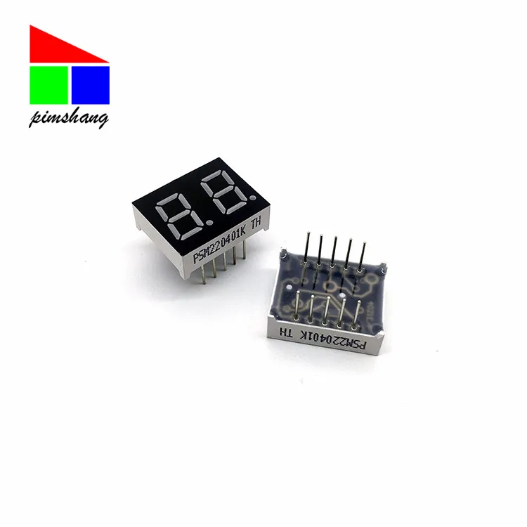 Bright blue light 0.4 inch 2 digit 7 segment led display