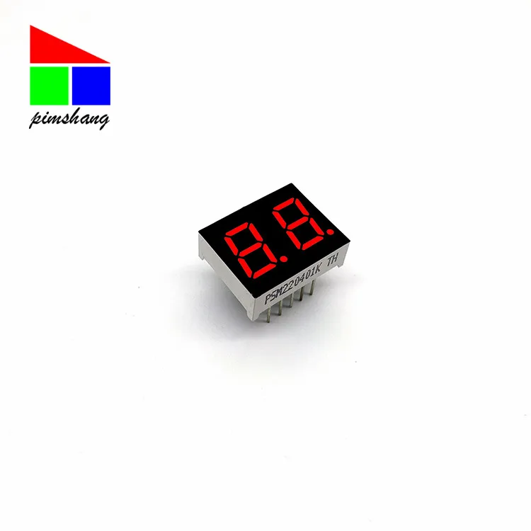 Bright blue light 0.4 inch 2 digit 7 segment led display