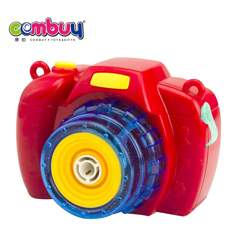 Electric musical light kids soap machine toys bubble camera