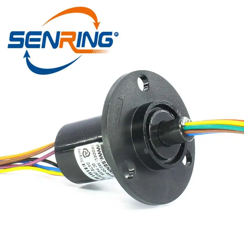 Capsule Slip Ring,8 Wires 5A , 240V Slip Ring with Flange SENRING manufactory