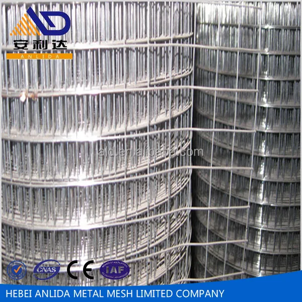 Оцинкованная сварная проволочная сетка/дешевая оцинкованная сварная проволочная сетка для кроличьей клетки