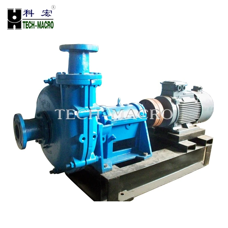 
Anti-abrasive centrifugal industrial ash and slag slurry pump for slag granulation process 