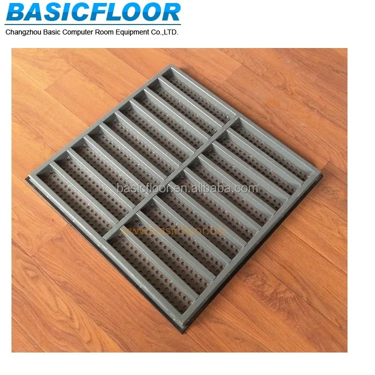 High quality cheap server room steel dampers perforated raised floor