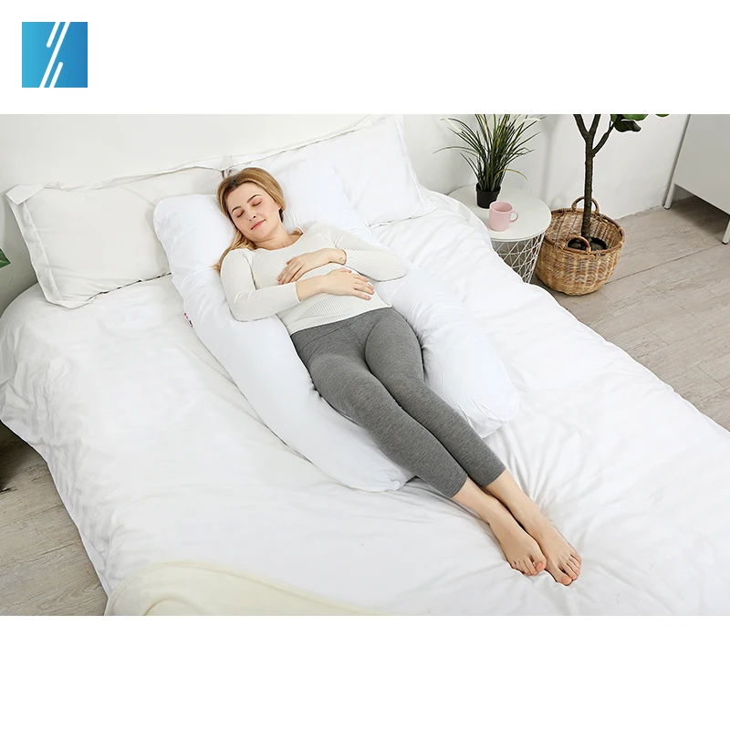 
Maternity Comfortable Chiropractic Side Sleeper Full Body Pillow Pregnancy 