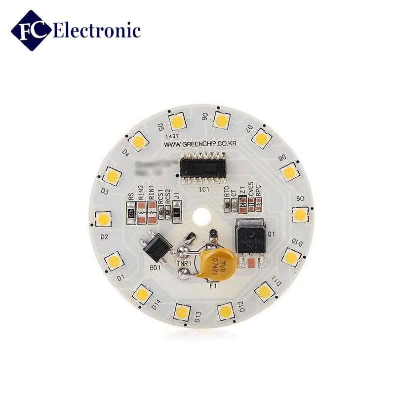 Smt pcba Ассамблеи сервис высокой мощности LED PCB 94V0, PCB алюминия для LED