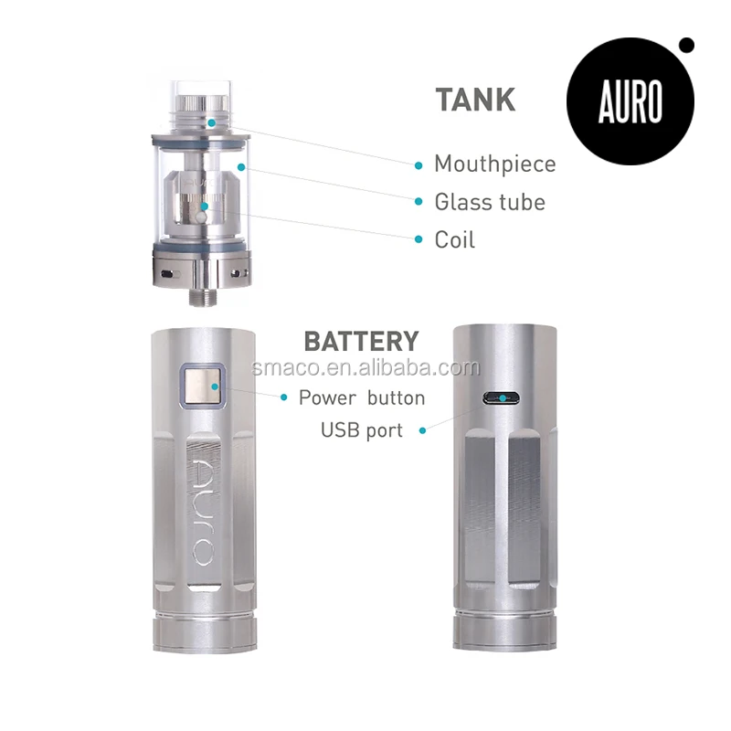 Auro Китай Оптовая торговля 510 электронная сигарета коробка мод 30 Ватт вейп мод вейп ручка