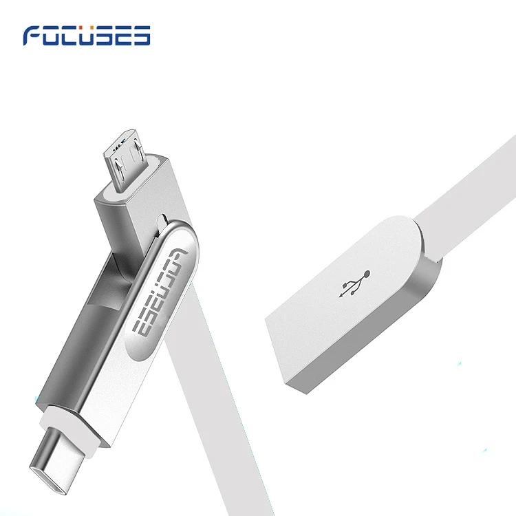 Новое зарядное устройство Multi ультра тонкий Micro 2In1 кабель Usb