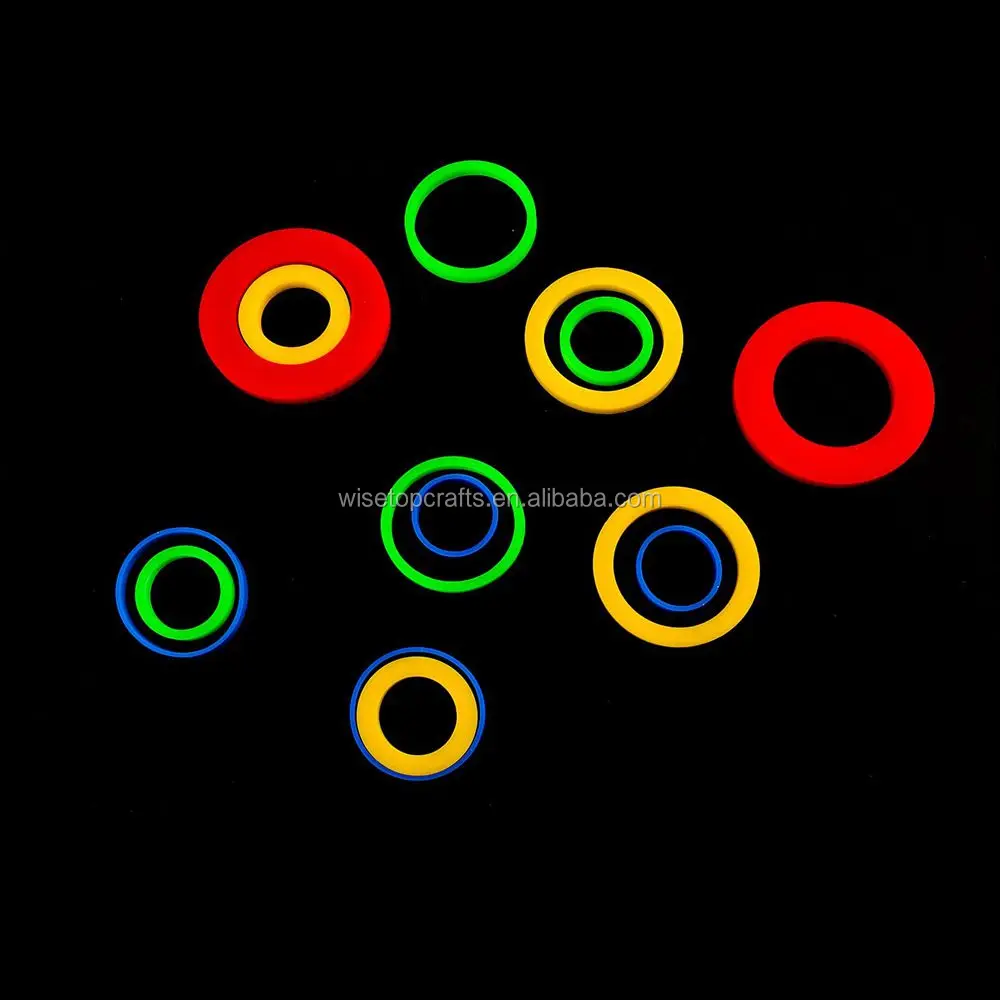 Flexible Silicone Slip On Baking Accessories Rolling Pin Guide Ring Spacer Bands Dough Rollers