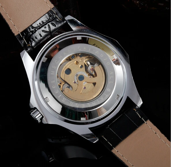 
Luxury Brand Man Automatic Mechanical Skeleton Watch Winner 