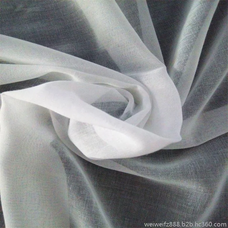 scarf fabric spun polyester voile grey fabric to Japan market