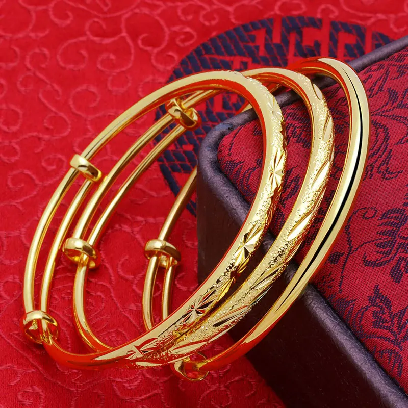 YK Jewelry Wholesale China New Product Latest Fashion Women Chinese Promotion Item 24K Plated Saudi Gold Jewelry