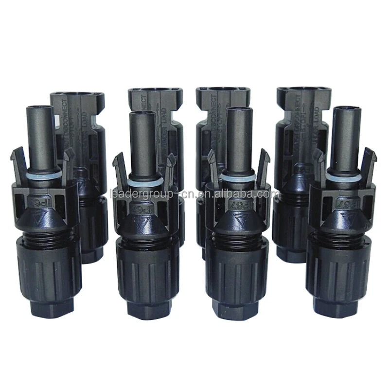 25 Years Warranty IP68 Waterproof Solar Connector Male and Female Plug Solar Panel Connector for Photovoltaic Cable Extension