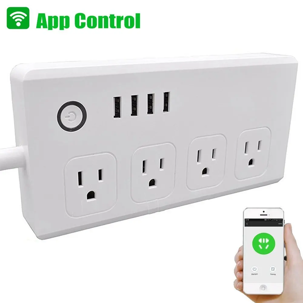 Chicoyo 120V 240V Мульти Розетка стабилизатор напряжения wifi удлинитель с USB портом