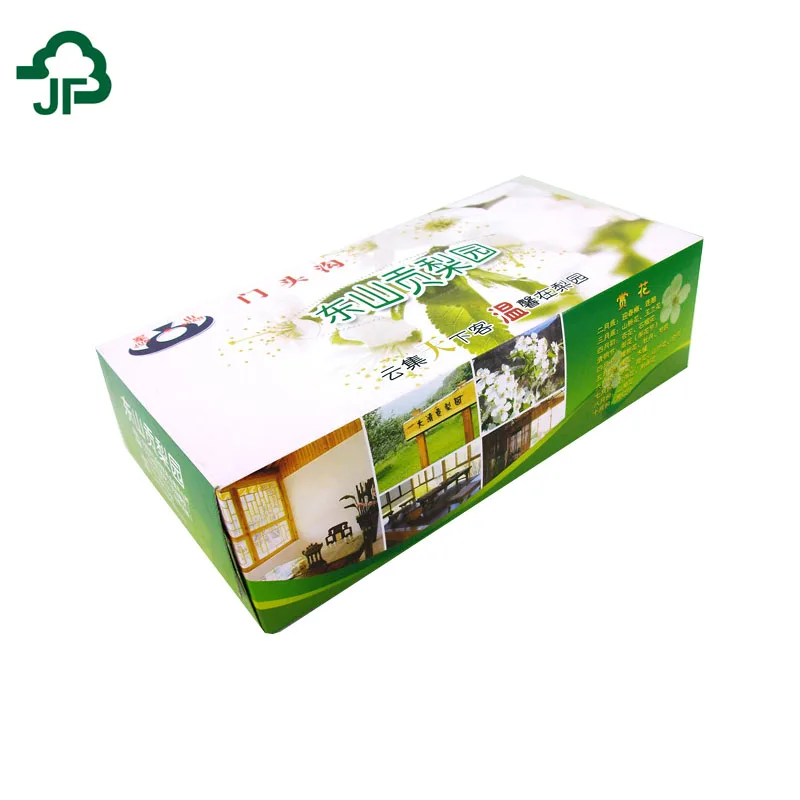 Оптовая продажа с фабрики, 2 слоя из-за мягкого и белая коробка стиль бумажных салфеток для лица