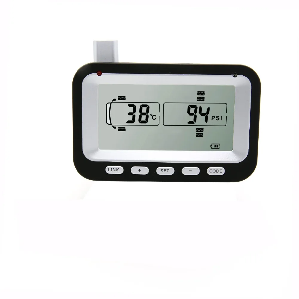 pre-programmed sensors FCC certification all time display RV tire pressure and tire temperature monitoring system
