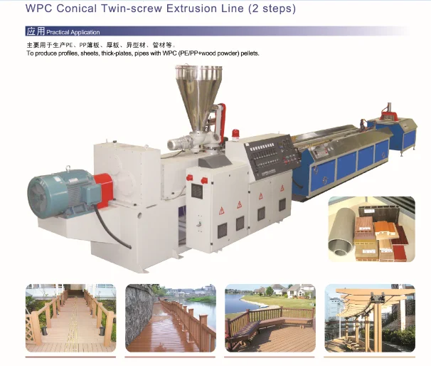 wpc decking making machine