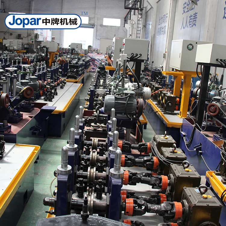 High Speed MS Pipe Making Machinery Fully Automation Steel Tube Mill Machine