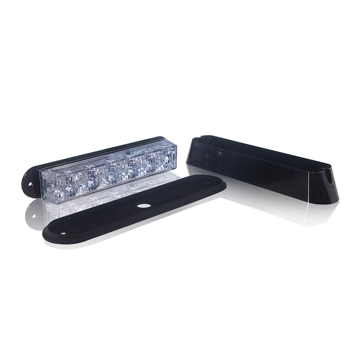 18W Blue Led Strobe Dash Deck Light Emergency Warning Surface Mount Grille Light for ambulance