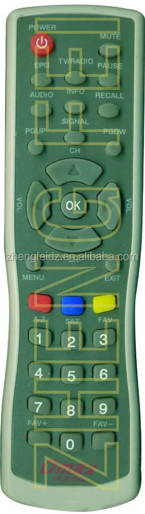 sat receiver remote control use for omax
