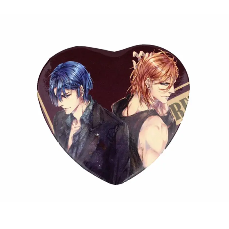 Custom Heart Button Badges Heart Shaped Badge Pin