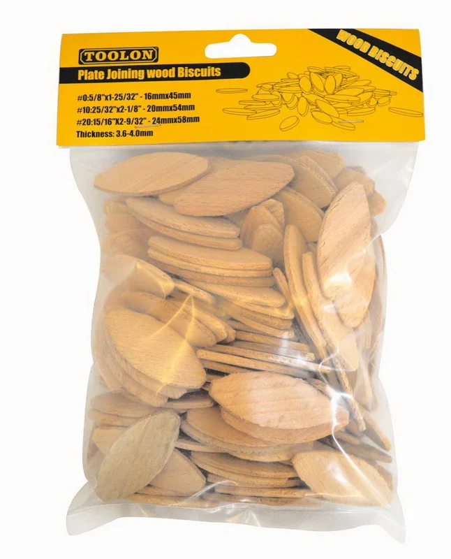 TOOLON Number 10 Beechwood Joiner Biscuits Woodworking Joining Wooden Furniture Fitting Items Chips For Crafting