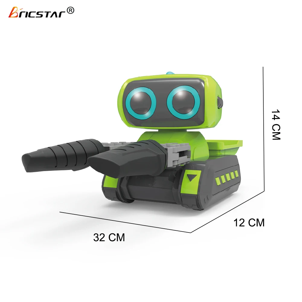 Bricstar Engineering forklift steam robot programmable toy with energy seting game