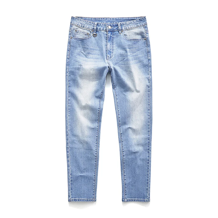 
Custom wholesale cheap men fashion jogger pants jeans 