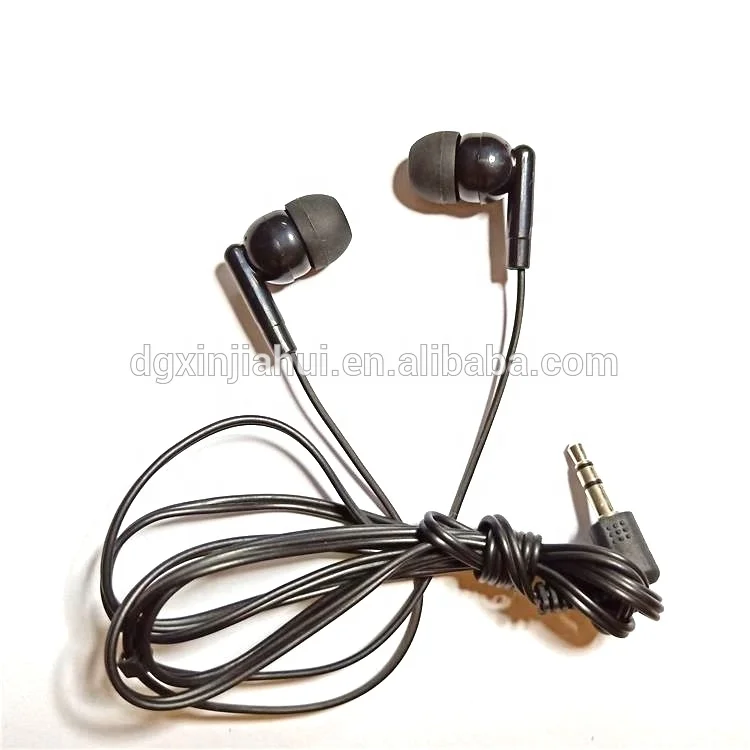 
Aircraft earphone airplane earphone single use disposable bus earphones for tourism 