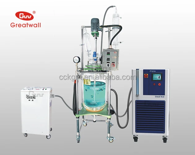 Чжэнчжоу Greatwall стеклянный реактор 10L цена