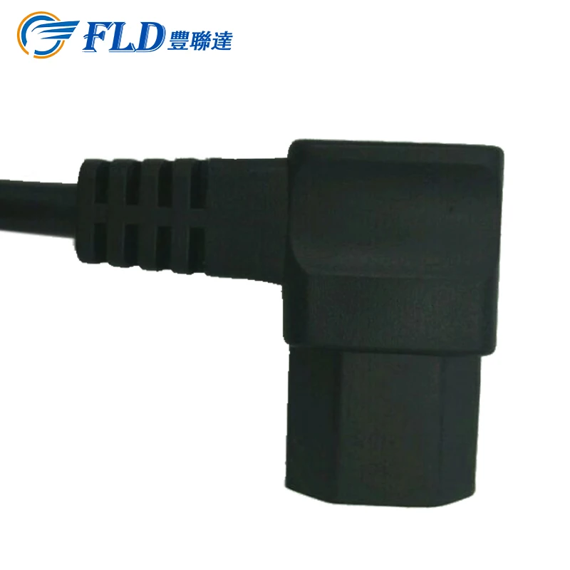 90 Degrees Electrical C13 Power Cord Plug,computer cables connectors