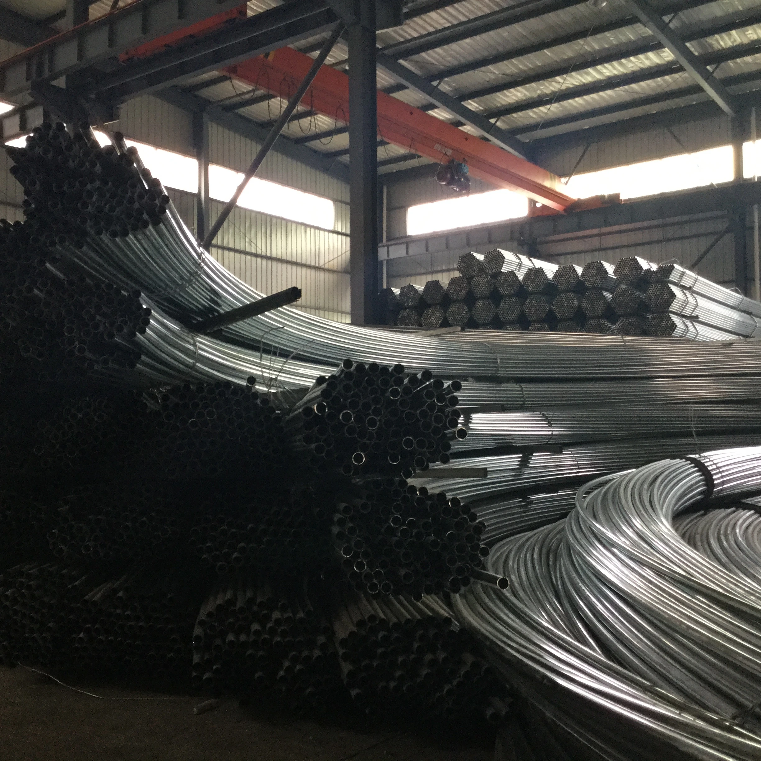 High Quality Steel Pipe Greenhouse Material Galvanized Steel Pipe