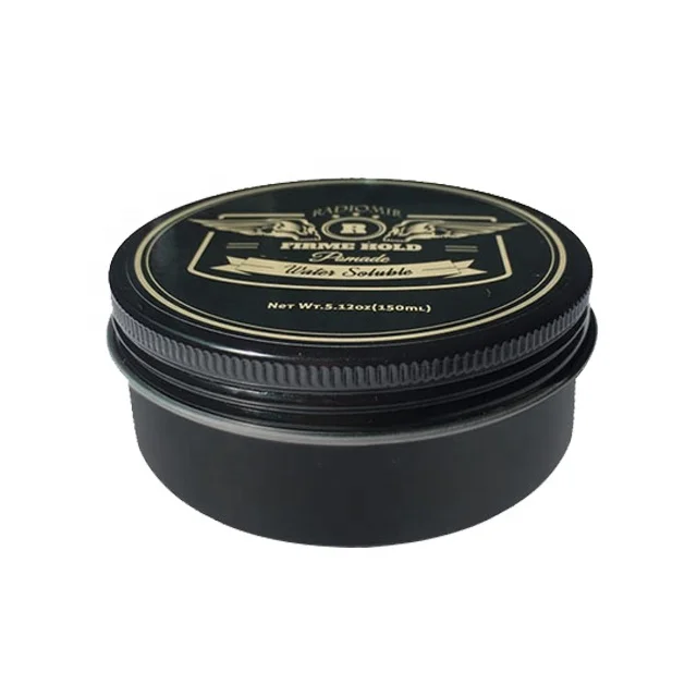 Strong hold water based styling Pomade for singapore barber shop use blue color flower scent