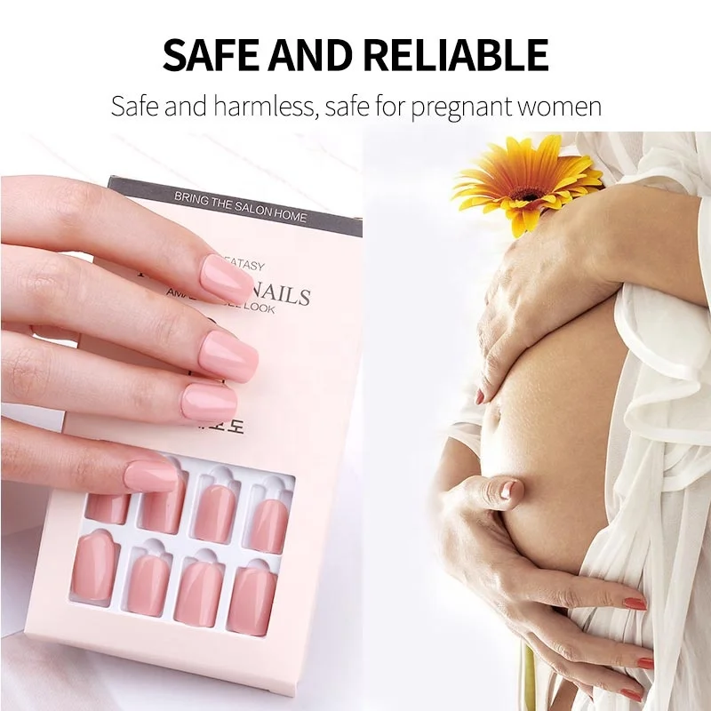 9 designs full color wearable nail tips