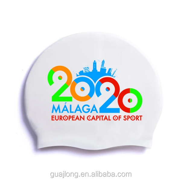 
2021 waterproof silicone funny swim caps 