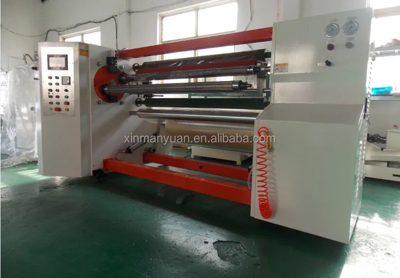 Hot sale Double shaft turret adhesive tape slitter and rewinder machine